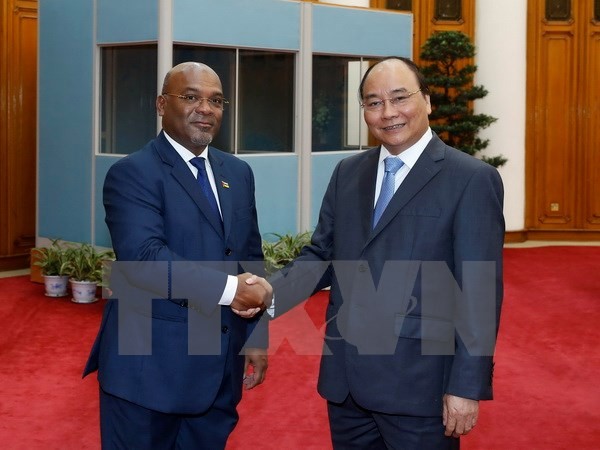 Премьер Вьетнама принял министра транспорта и коммуникаций Мозамбика  - ảnh 1